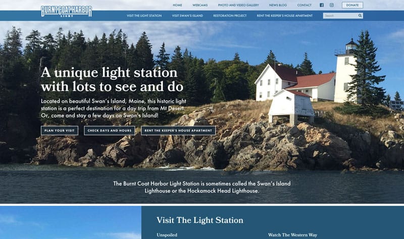 Burnt Coat Harbor Light