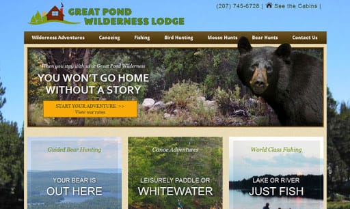 Great Pond Wilderness Lodge