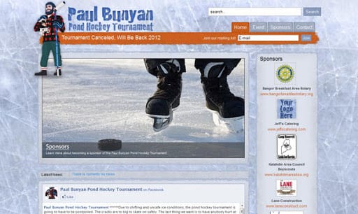 Paul Bunyan Pond Hockey