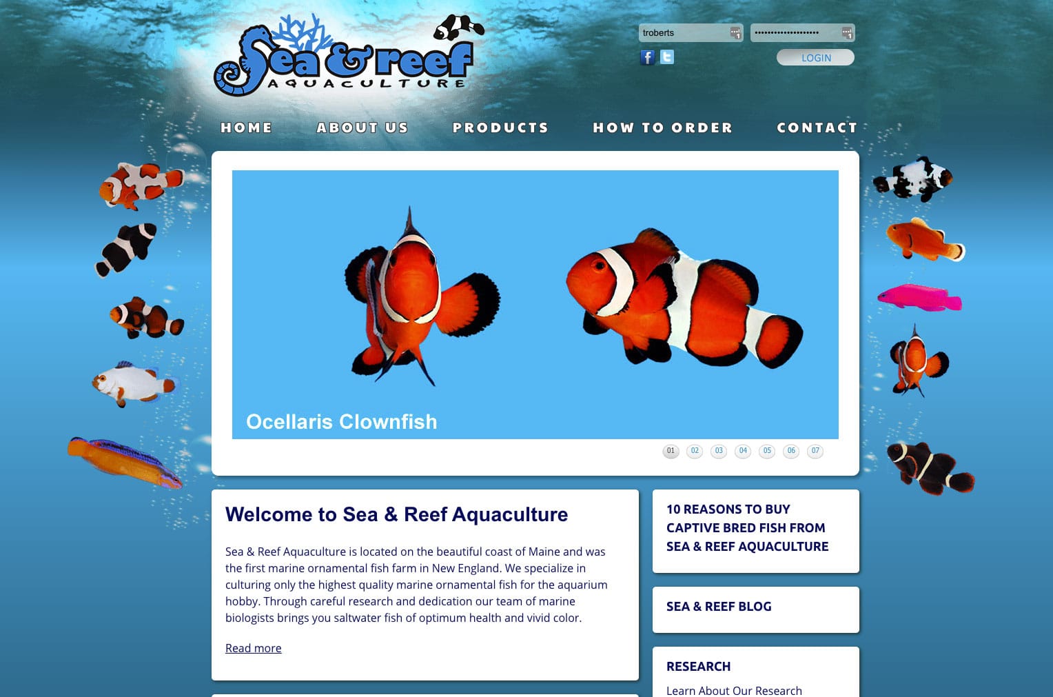 Sea and Reef Aquaculture