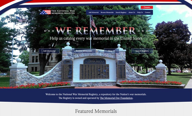 The National War Memorial Registry