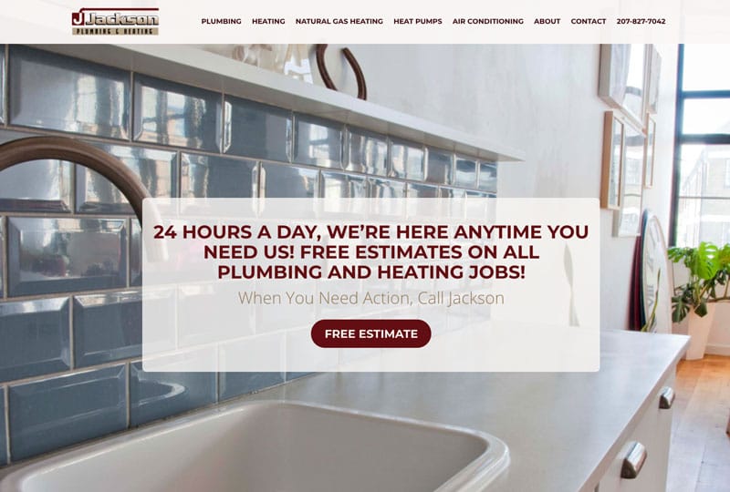 Jackson Plumbing & Heating Website Launches