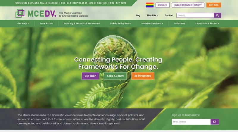 The Maine Coalition to End Domestic Violence