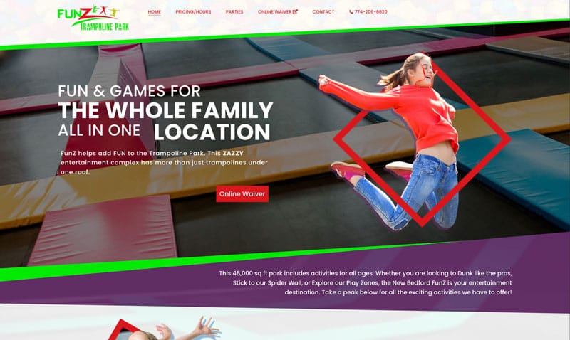 Funz Trampoline Park New Bedford