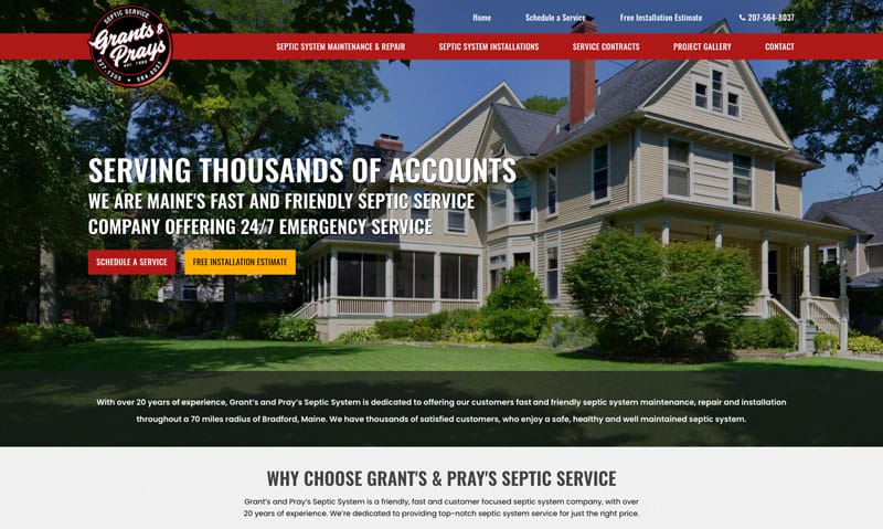 Grants & Prays Septic Service