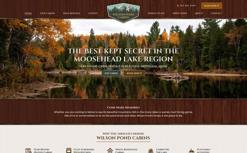 Wilson Pond Cabins
