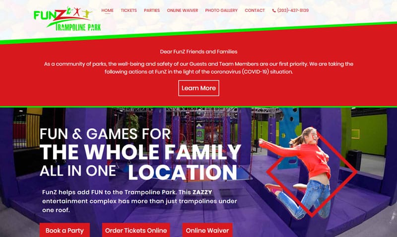 FunZ Trampoline Park Waterbury