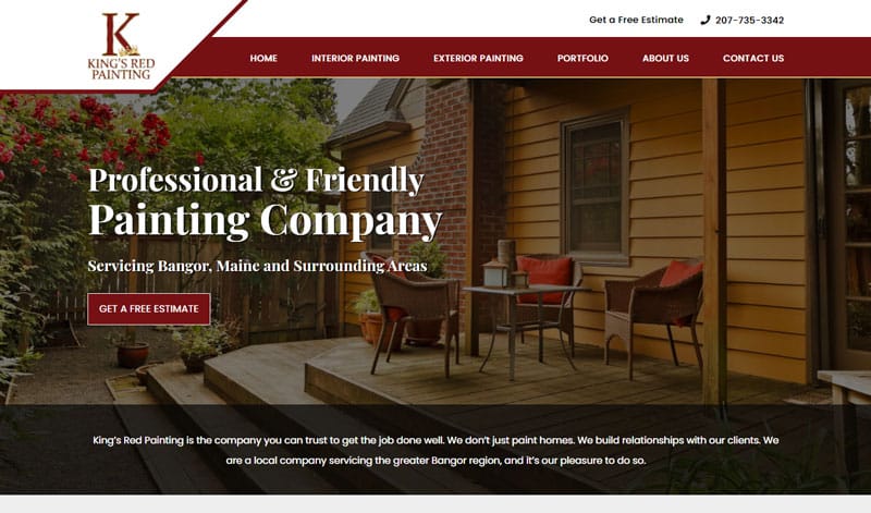 King’s Red Painting