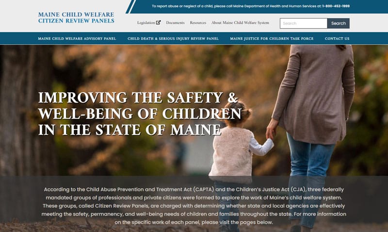 Maine Child Welfare Citizen Review Panels