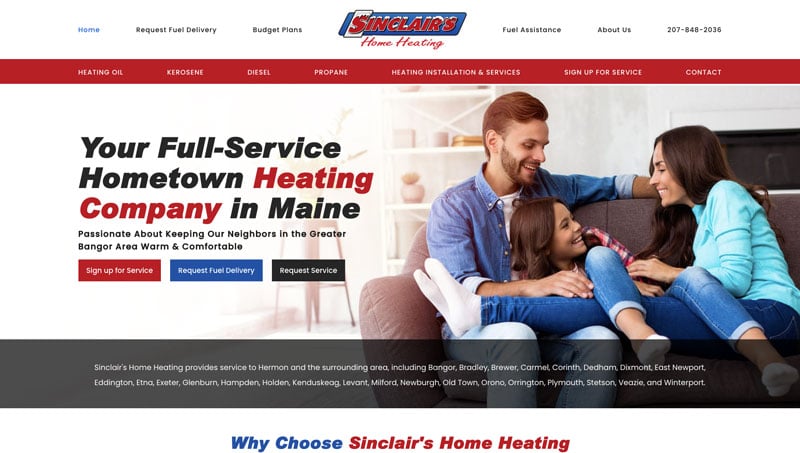 Sinclair’s Home Heating