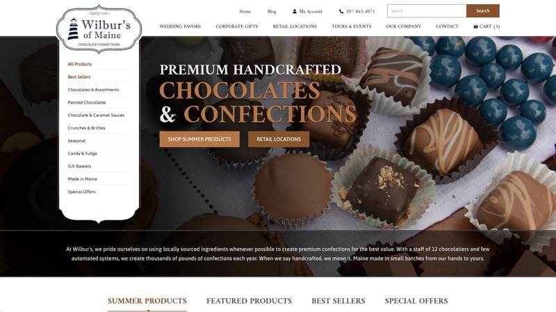 Wilbur’s of Maine Chocolate Confections