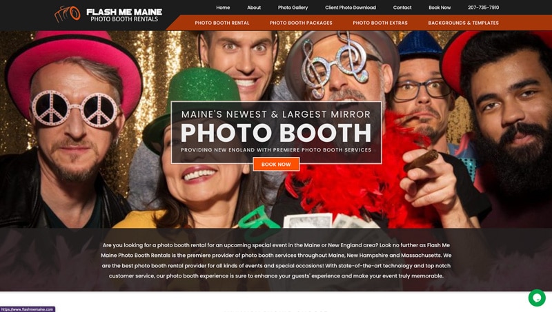 Flash Me Maine photo booth rental