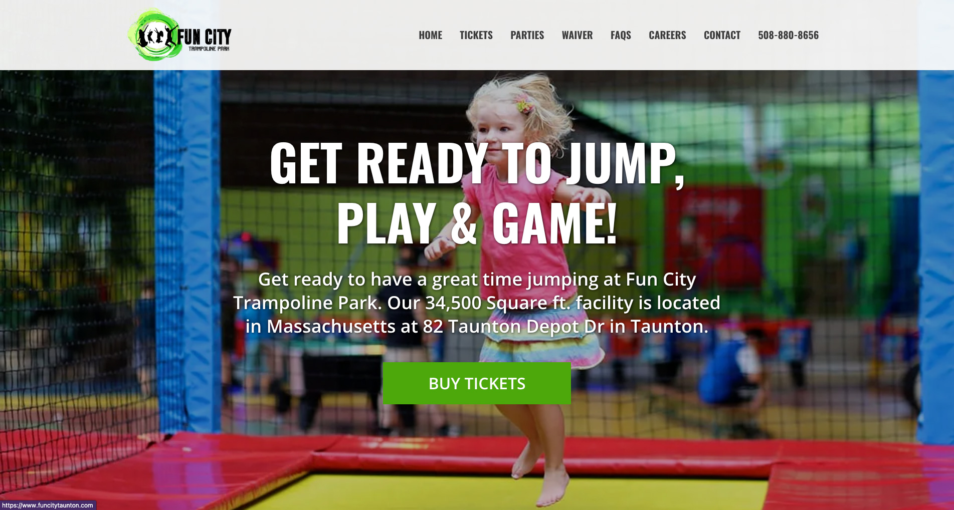 Fun City Trampoline Park Taunton, MA