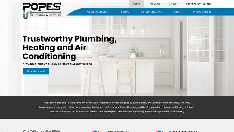 Popes Plumbing & Heating