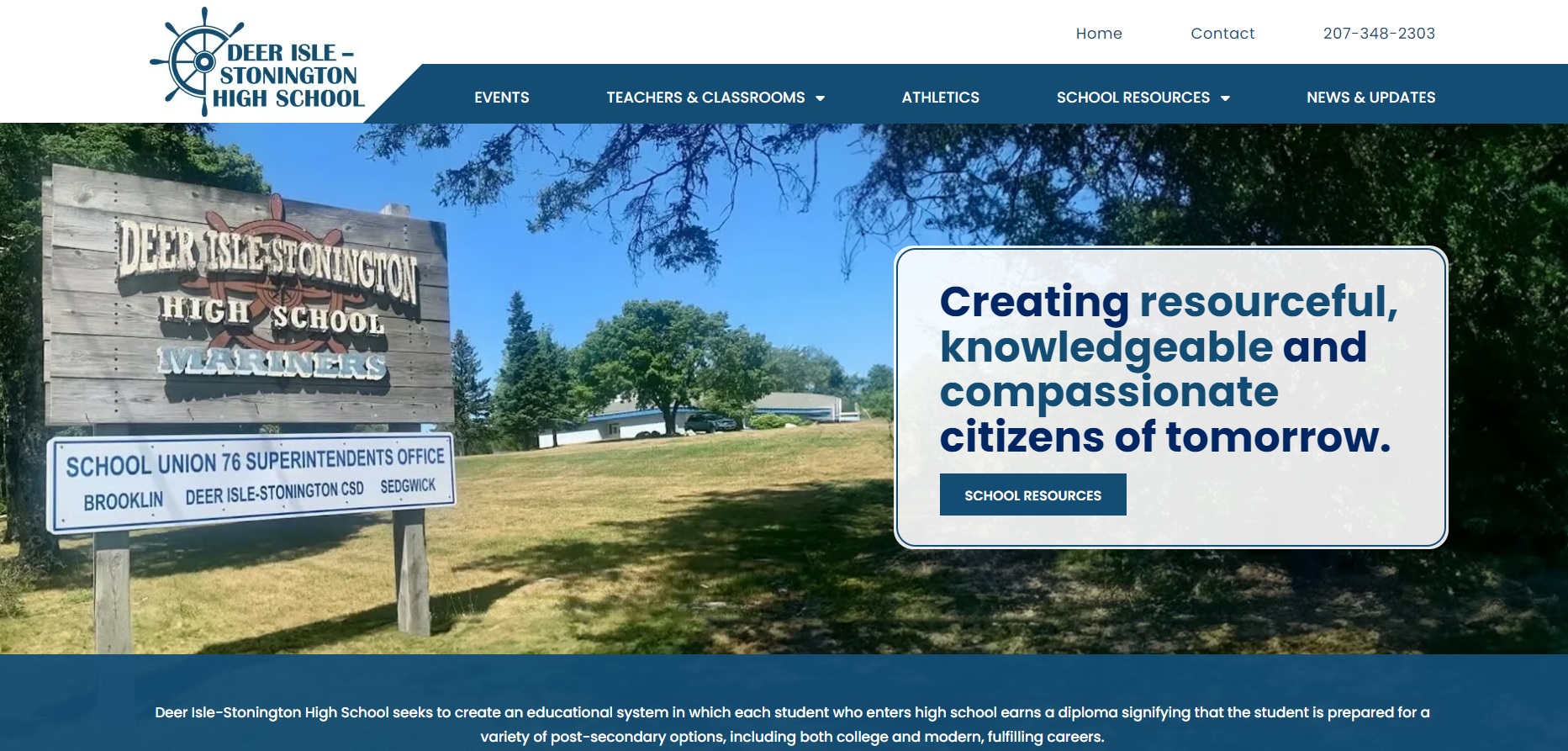 Deer Isle- Stonington High School